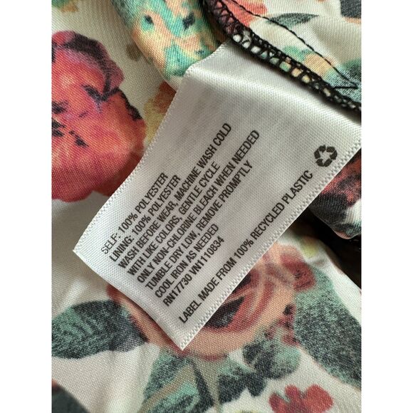 Xhilaration Girls Satin Floral Bomber Jacket size XL 14/16 - Picture 8 of 8